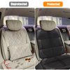 Car Seat Protector, 1 Pack, Thickest Padded 600D Fabric Padding, Waterproof, Durable, Anti Slip Backing, Child Seat Protection, Suitable for Babies, Toddlers, Children（Black）