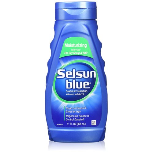 Selsun Blue Moisturizing with Aloe Dandruff Shampoo 11 oz (Pack of 2)