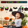 Halloween Craft Scratch Paper for Kids - 48 PCS Party Favors Magic Rainbow Scratch Off Paper Crafts Arts Kits for Halloween Party Games Supplies Halloween Gifts Toys Classroom Prizes Boys Girls