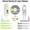 G4 LED Bulb JC Type Bi-Pin Base Bulb 1.5W AC/DC 12V 10W T3 Halogen Bulb Replacement for Landscape Lighting, Under Cabinet Puck Light, Chandeliers, Daylight White 6000K, 10-Pack