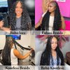 Human Braiding Hair 100g Deep Wave Bulk Human Hair for Braiding No Weft 4/27 Wet and Wavy Human Hair Braiding Hair Brazilian Virgin Curly Human Hair Extensions for Boho Braids 18 Inch 2 Bundle