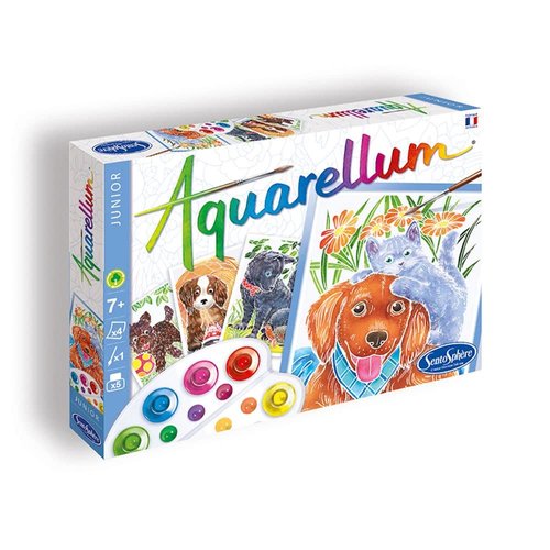 Sentosphère Aquarellum Junior Puppies Watercolor Painting Kit