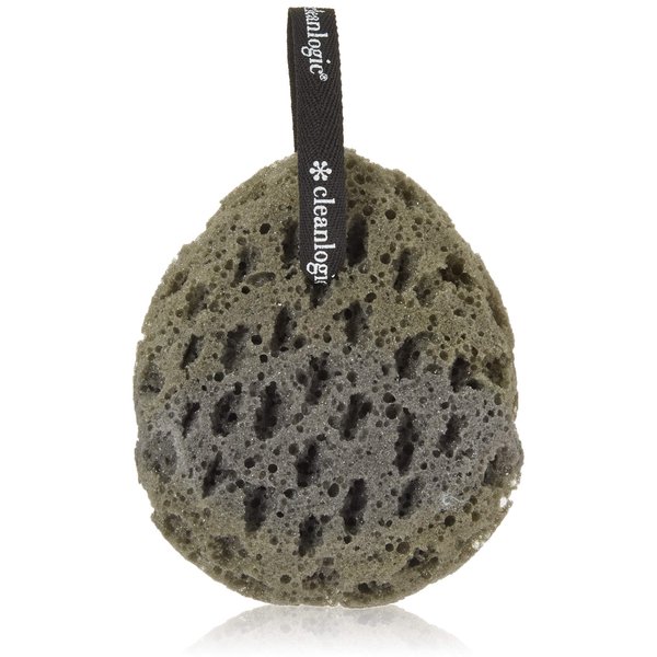 Clean Logic Charcoal Infused Sea Foam Body Sponge (6 Pack)
