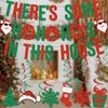 Funny Christmas Decorations Theres Some Ho Ho Hos In This House Christmas Banner Christmas Party Decorations for Office Christmas Party Supplies