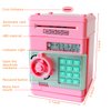 HKHDICL Piggy Bank Toys for Kids Girls Aged 6 7 8 9 10,ATM Cash Coin Electronic Money Bank Password Saving Box for Kids Girls Toys Age 6-10,Birthday Toys for 8-10 Age Girls Kids (Pink)