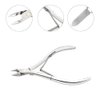 XINMEIWEN 8Pieces Cuticle Trimmer Cuticle Nipper Cuticle Remover Cuticle Cutter with Cuticle Pusher Stainless Steel Cuticle Cutter Clipper Nail Tools for Fingernails and Toenails (Silver)