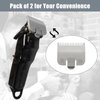 Guard Replacement for Wahl Clipper Guards Set Hair Clipper and Trimmer, Clipper Guide Comb #3137-101 - Grey #1/2-1/16" (1.5mm) (2 Pack)