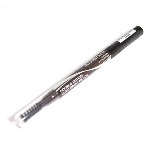 Professional Makeup Double Action Auto EyeBrow Pencil Eye Brow Waterproof BeutiYo + Free Zipper Bag (APE2875 : Deep Brown)