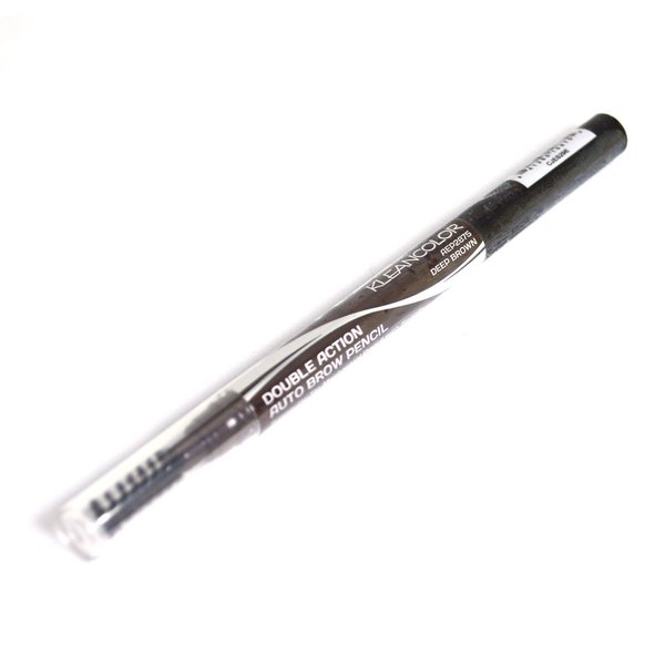 Professional Makeup Double Action Auto EyeBrow Pencil Eye Brow Waterproof BeutiYo + Free Zipper Bag (APE2875 : Deep Brown)