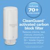 AquaFusion CleanGuard 100 Gallon Activated Carbon Block Replacement Filter, White Water Filtration System