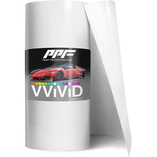 VViViD High Gloss Paint Protection Film (PPF) 12” x 121” inch Self Healing Wrap Guard