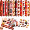 48 BBQ 24PCS BBQ Temporary Tattoos Sticker 24PCS Slap Bracelets Perfect for Themed Birthday Party Favors Baby Showers or Classroom Rewards Ideal Decor and Gifts for Girls and Boys