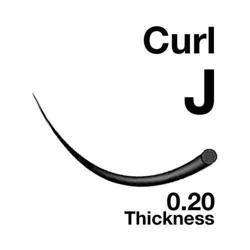 EMILYSTORES Lash Extensions 0.20mm Thickness J Curl Mixed 8-14mm Sizes Length Individual Volume Natural Looking Eyelashes For Eyelash Extensions(0.20,J,Mixed 8-14mm)