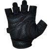 Meister Women's Fit Grip Weight Lifting Gloves w/Washable Amara Leather - Black - Medium