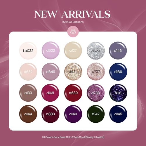 beetles Gel Polish 23 Pcs Gel Nail Polish 20 Colors Neutral Shimmer Nude Brown Red Purple Gel Polish Royal Blue Gel Nail Kit with Base Matte&Glossy Top Coat Soak off Uv Lamp Manicure Set Gift for Girl