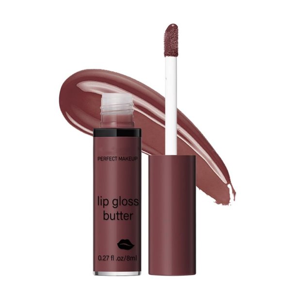 MAEPEOR Butter Lip Gloss 13 Colors Moisturizing Non-Sticky Lip Gloss Butter Natural Hydrating Long Lasting Lip Oil Gloss (Color 02)