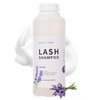 Arison Eyelash Eyelash Extension Shampoo 600ml / Eyelid Foaming Cleanser/Wash for Extensions and Natural Lashes/Paraben & Sulfate Free Safe Makeup & / Professional & Self Use (Lavender)