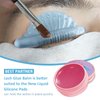 Libeauty Lash Lift Shield, Super Soft Lash Lift Pads Shell Shape Lash Perm Rod Eyelash Curler Tool 16 Pcs (Blue)