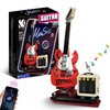 XYDongtong Guitar Music Interactive Building Set for Music Lovers, DIY Guitar Model Toy Compatible with Lego，Reverb Amplifier & Authentic Accessories, Perfect Way to Rock Gift Giving.