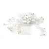 Stone Flower Charm Tree Branch Hair Comb Jewelry