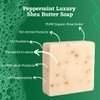 Majestic Lather Peppermint Exfoliating Luxury Bar Soap. For Men & Women. Moisturize, Nourish and Exfoliate Delicate Areas. For All Skin Types. Made in the USA. 5.0 Oz.