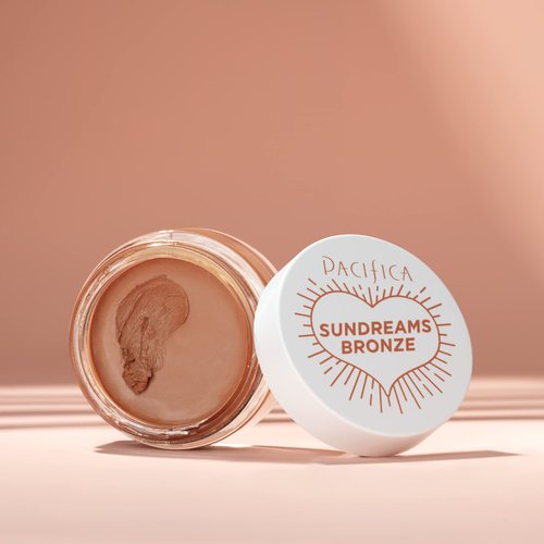 Pacifica Bronzer – Sun Dreams Matte Bronzing Cream Highlighter, Hydrating & Buildable Contour with Floral Extracts, Talc-Free, Vegan & Cruelty-Free, 1 oz (Shade Summer)