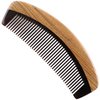 Breezelike Hair Comb - Wooden Fine Tooth Comb for Women, Men and Kids - No Static Sandalwood Buffalo Horn Comb