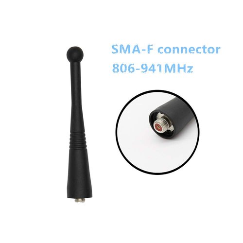 KS K-STORM Radio SMA-F Stubby Antenna 806-941MHz for M0torola XTS2500 XTS3000 XTS5000 HT1000 MTS2000 MTX850 Walkie Talkie-1 Pack