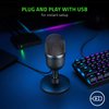 Razer Seiren Mini USB Condenser Microphone: for Streaming and Gaming on PC - Professional Recording Quality - Precise Supercardioid Pickup Pattern - Tilting Stand - Shock Resistant - Classic Black