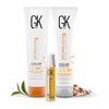 GK HAIR Color Protection Moisturizing Shampoo & Conditioner with Argan Hair Oil Combo 7.14 Fl Oz for Damaged Frizzy and Dry Hairs