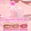 2Pcs Color Changing Lip Glow Oil,Bossup Magic Color Changing Lip Oil Moisturizing Lip Care Boss up Lip Plumping Long Lasting Fresh Texture Lip Oil
