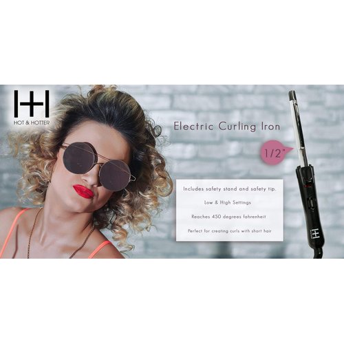 Hot & Hotter Electric Curling Iron 1/2" #5817