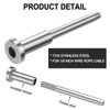 BLIKA 20 Pack 1/8" Stainless Steel Invisible Receiver and Swage Stud End for 1/8 Inch Cable Railing, Deck Stair Threaded End Fitting for Wood & Metal Post, Swage Tensioner Cable Railing Hardware