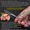 Barber Scissors Hair Thinning Scissors 5.75 Inch Hair Shears Professional Hair Scissors Sharp Hair Thinning Shears Convex Razor Edge 440c Barber Shears KINSARO