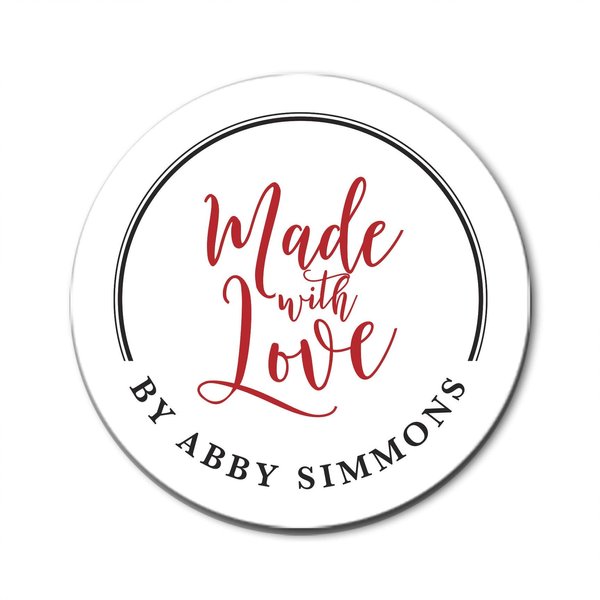 Made with Love Stickers, From the Kitchen of Gift Stickers, Favor Stickers, Personalized Food Labels, Favor Labels, Baked Good Stickers, Food Stickers From the Kitchen of Labels F6:35