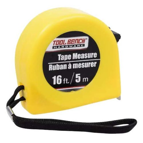Tool Bench Hardware Tape Measure - 16 feet