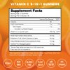 Vitamin C Gummies for Adults & Kids | 5-in-1 Immune System Support with Elderberry, Rosehips, Citrus Bioflavonoids & Acerola Cherry | Vegan VIT C Immunity Booster Supplement Chewable Gummy (2 Pack)