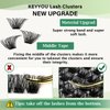 Lash Clusters 96pcs Individual Lashes Y24 D Curl 10-18MIX Eyelash Clusters KEYYOU Volume Wispy Lash Extension Soft&Comfortable Easy DIY at Home(Y24,D-10-18MIX)
