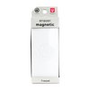 U Brands Magnetic Dry Erase Board Felt Eraser, 2"x5"x1", White, Lightweight Modern Design