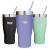 Healthy Human Stainless Steel Tumbler with Straw & Lid | Splash Proof Insulated Travel Cup | Eco-Friendly Coffee Tumblers | Water Cups with Straws Cleaner and Splash Proof Lids (32oz, Lilac)