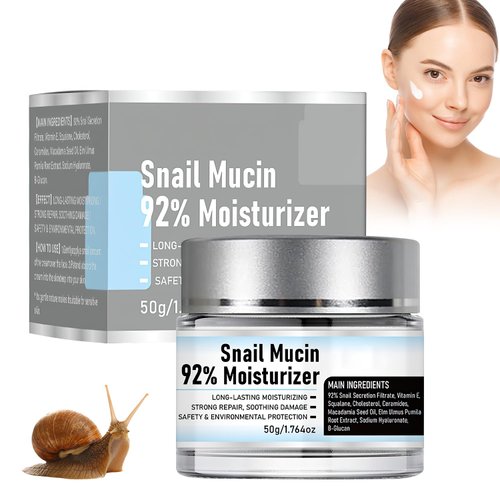 WUZHIBEI Snail Mucin 92% Moisturizer Daily Face Gel Cream, Hydrating Repair Face Gel Cream, Baba de Caracol Original, Snail Mucin Moisturizer Face Cream (1)