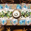 100 Pcs Ocean Under The Sea Party Dinnerware Ocean Paper Plates Napkins Forks Cups Dinnerware for Underwater World Sea Life Theme Baby Shower 1st 2nd 3rd 4th Birthday Party Decorations Supplies