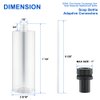 【Updated】 Soap Dispenser Bottle for Kitchen Sink Replacement - 500ML/17oz Soap Bottle - A Replacement for Your Soap Dispenser, Please Confirm The Adapter Maximum Connection Size Before