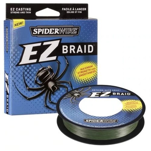 SpiderWire EZ Braid™ Superline, Moss Green, 50lb | 22.6kg, 300yd | 274m Braided Fishing Line, Suitable for Freshwater Environments