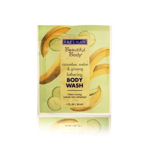 Freeman Beautiful Body Cucumber, Melon & Ginseng Body Wash 30ml/1oz