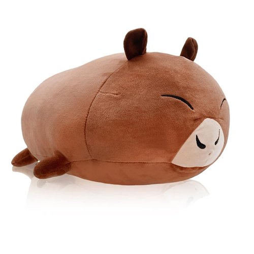 NXNYNZ Capybara Stuffed Animal Plush Body Pillow, 15.7in Soft Cute Capybara Plushie Toy Doll Birthday Gift for Kids Boys Girls