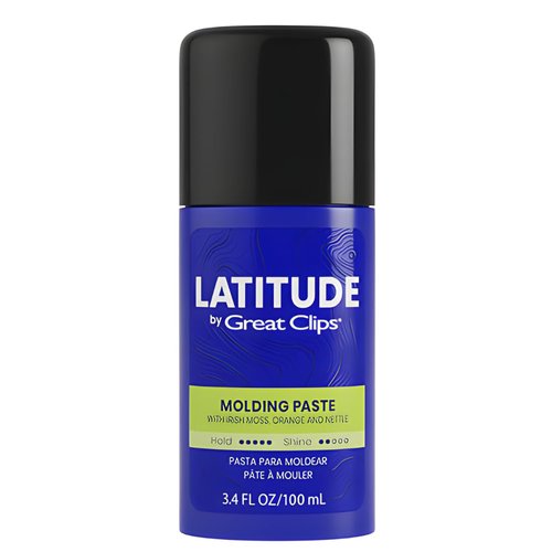 GREAT CLIPS LATITUDE Molding Paste | Hair Gel for Men | High Hold + Low Shine | 3.4oz