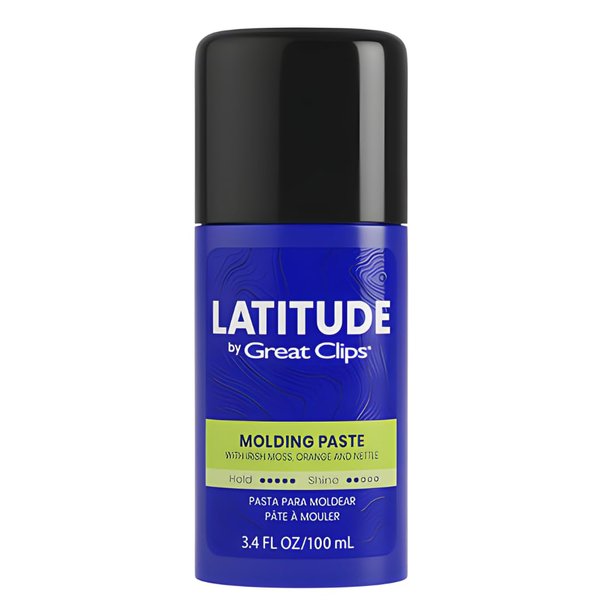 GREAT CLIPS LATITUDE Molding Paste | Hair Gel for Men | High Hold + Low Shine | 3.4oz