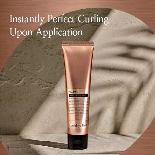 NARD Damaged Hair Care RX Curl Cream - Elastic, Volume, and Frizz-Free Curls (Containing Amino Acids, Protein, Keratin, Silk, 11 Peptides, Vitamin E, and 6 Oils) - 3.38 oz