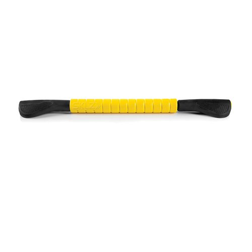 SKLZ Massage Bar Handheld Muscle Roller Massage Stick for Physical Therapy, Original Size , Yellow/Black , 20"